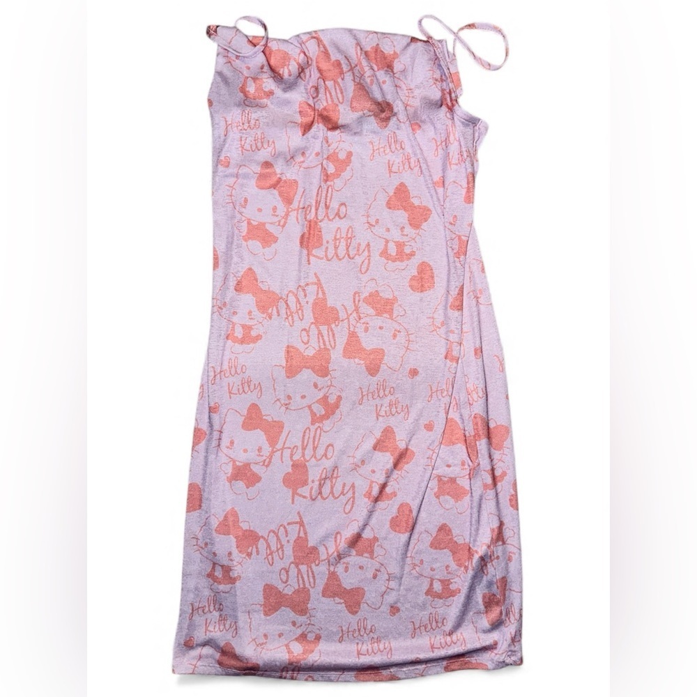 Sanrio x dolls kills cowl neck hello kitty knit midi dress size 10
